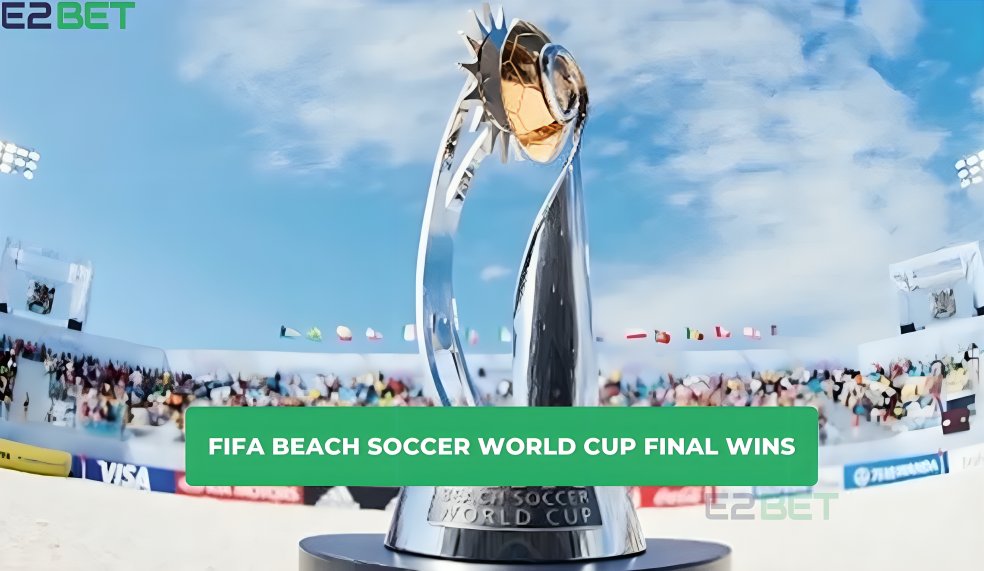 FIFA Beach Soccer World Cup final wins