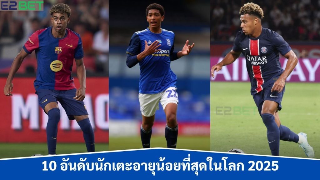 อันดับนักเตะอายุน้อยที่สุดในโลก
