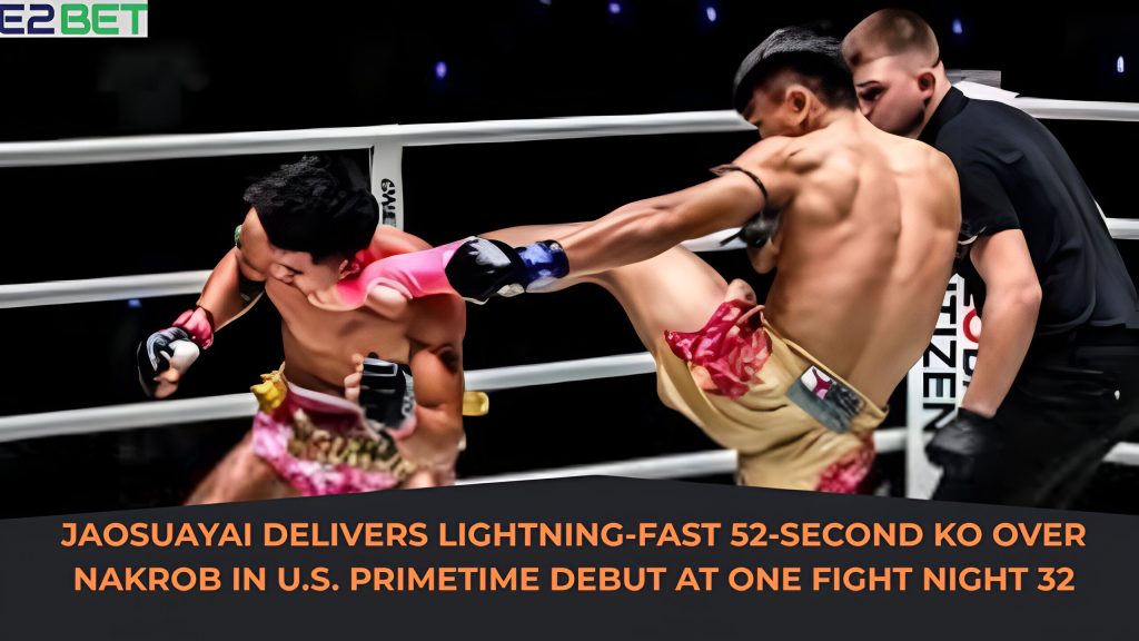 ONE Fight Night 32 : Jaosuayai Vs Nakrob