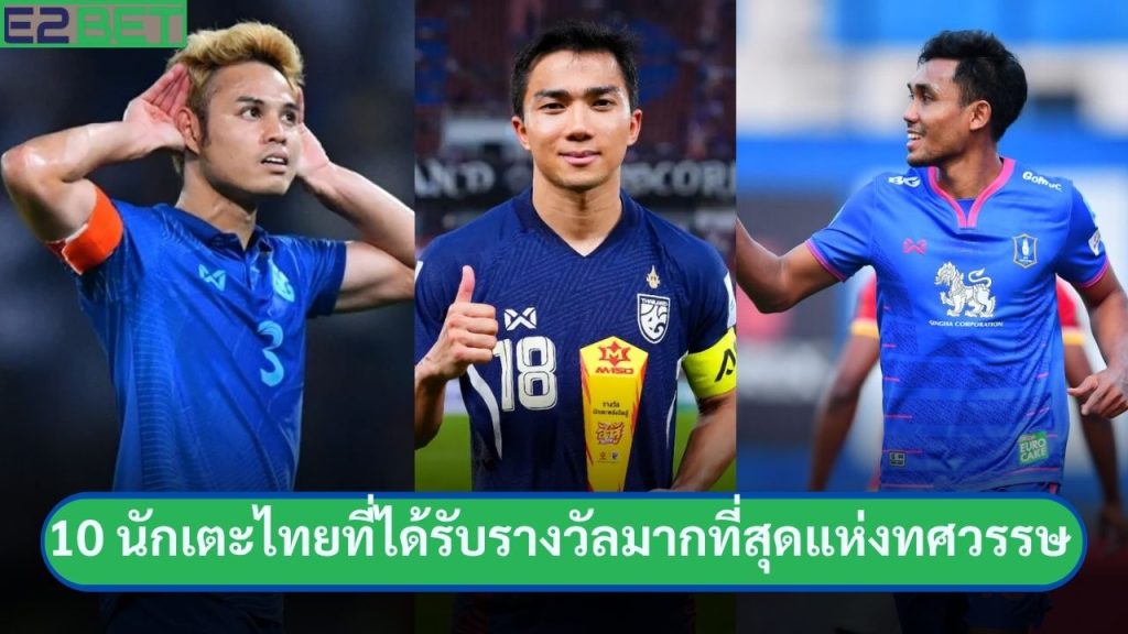 นักเตะไทยที่ได้รับรางวัลมากที่สุด